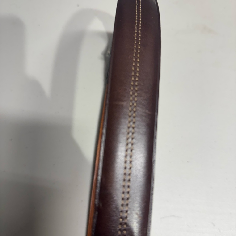 Italian Leather Men’s Belt – Size 38 / 95 cm – Brown - Picture 11 of 11